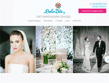 Tablet Screenshot of dolce-event.com